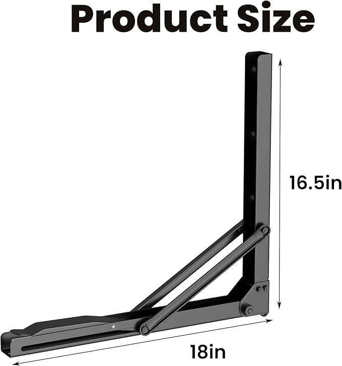 EVERHANGER 18 inch Folding Shelf Brackets - Image 2