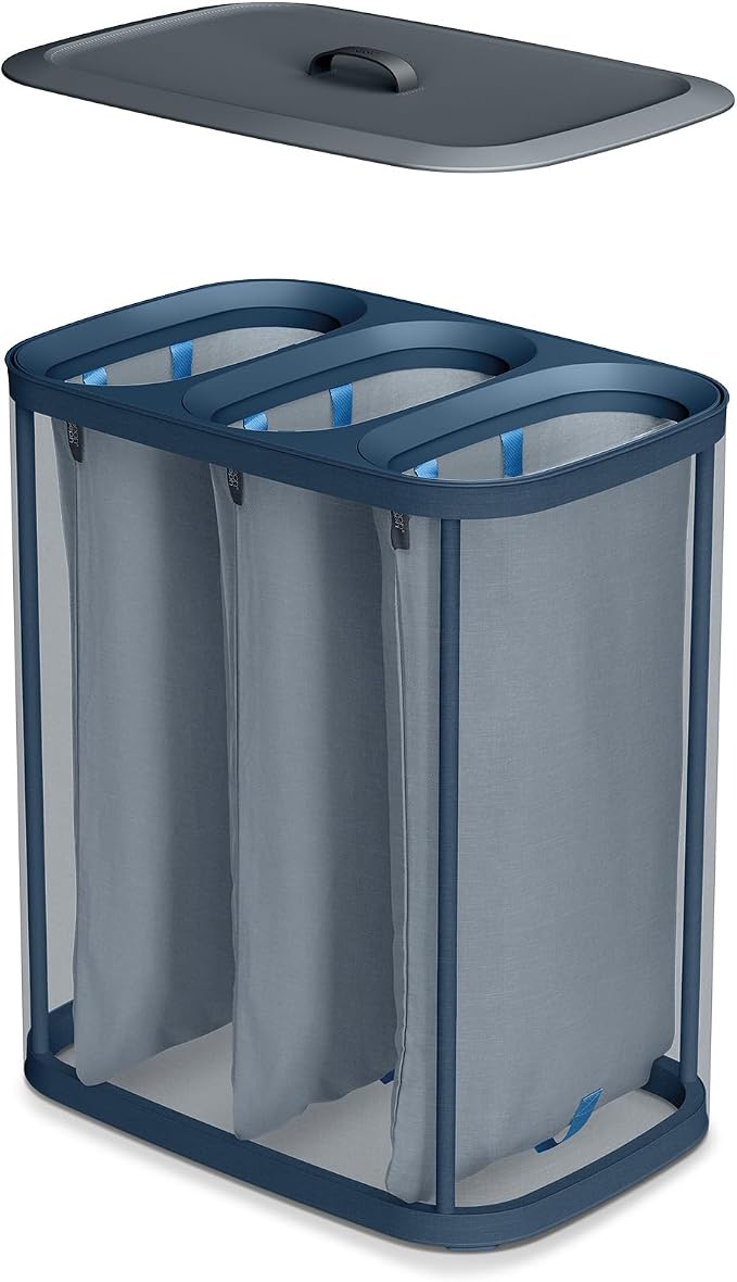 Joseph Joseph Tota Trio 90 liter/23.8 gallon Laundry Hamper Separation Basket - Image 4