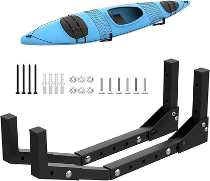 WALMANN Wall Mount Kayak Storage Rack, Kayak Hooks by WALMANN