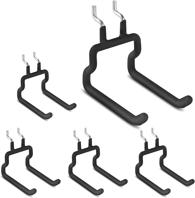 LIGHT DUST Utility Heavy Duty Pegboard Hooks by LIGHTDUST