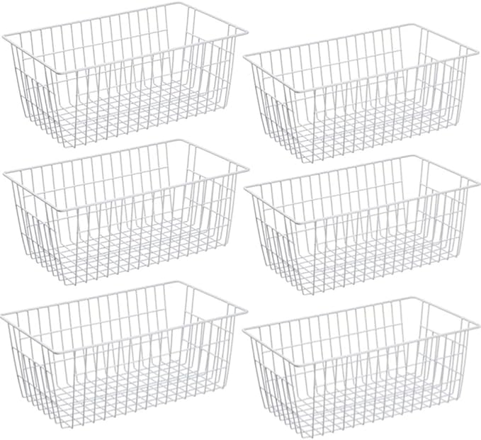 Slideep Farmhouse Freezer Baskets Organizer Storage Bins Large Organizer Baskets by WelcometotheSlideep