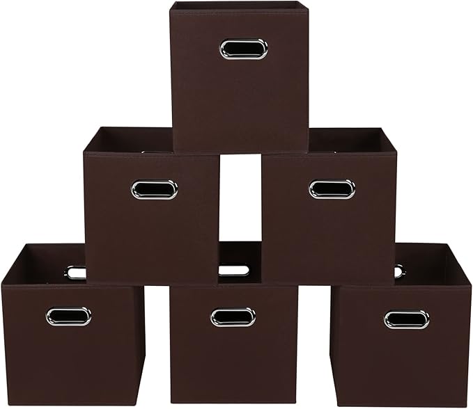 Fabric storage bins Cubes, Fabric Cube Organizer by Yunkeeper