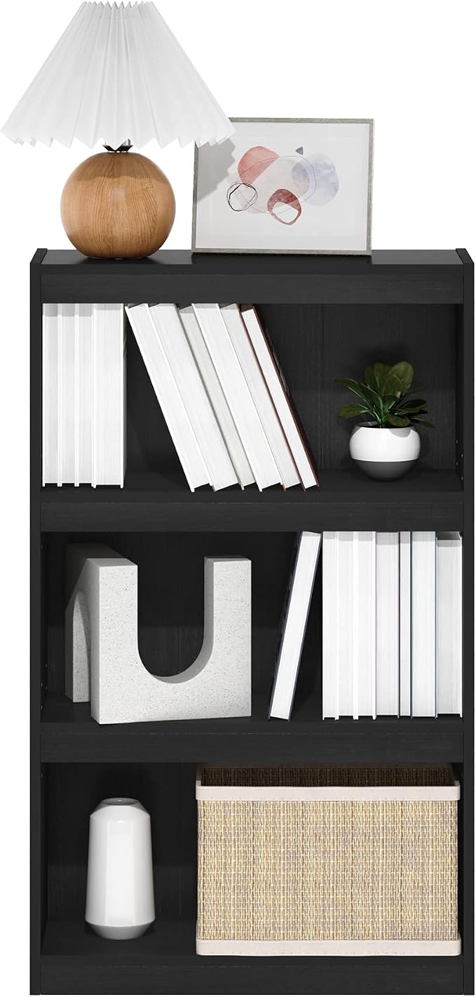 Furinno Jaya Book Shelf, 3-Tier Modern Bookshelf - Image 4