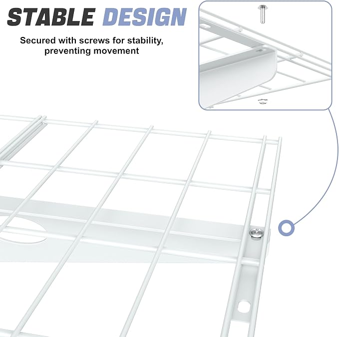 WALMANN 2-Pack Garage Wall Shelves, 2 x 4 ft/24 x 48 in Wall Mounted Storage - Image 3
