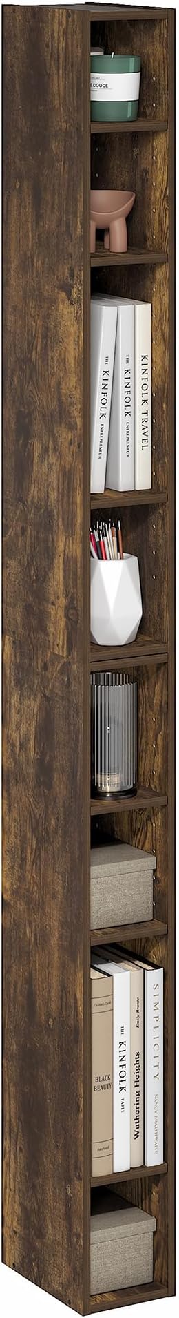 Furinno Fulda Book Shelf, 8-Tier Bookshelf, Bookcase - Image 5