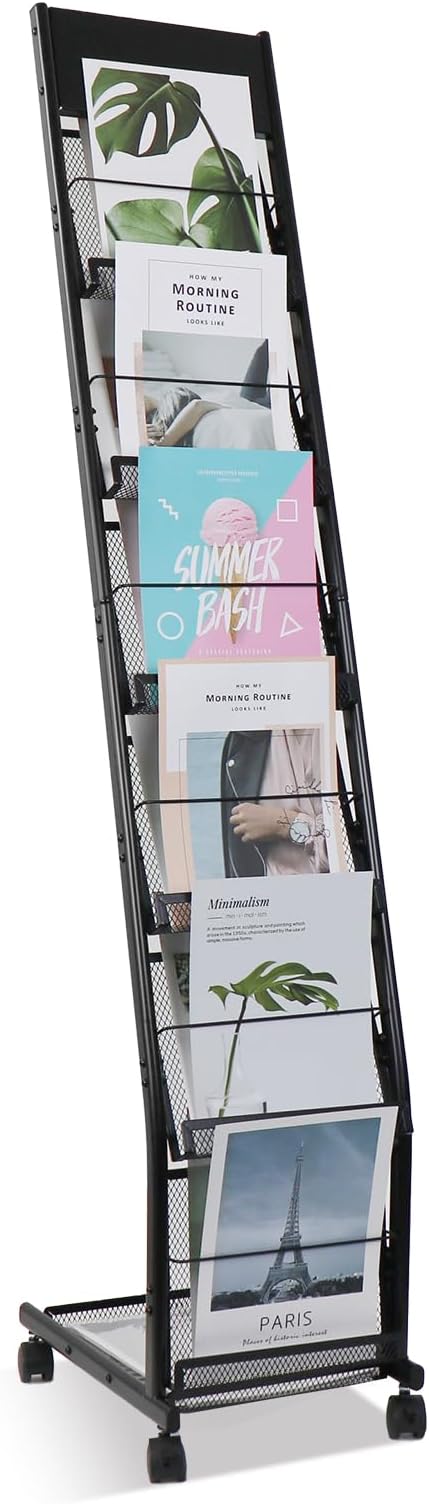 Floor-Standing Magazine Rack 6-Layer by TONGMO