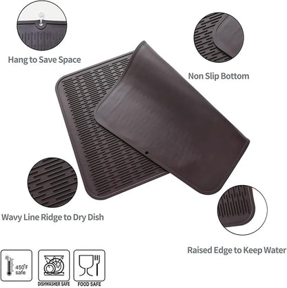 Silicone Dish Drying Mat for Multiple Usage, Easy clean, Eco-friendly, - Image 3