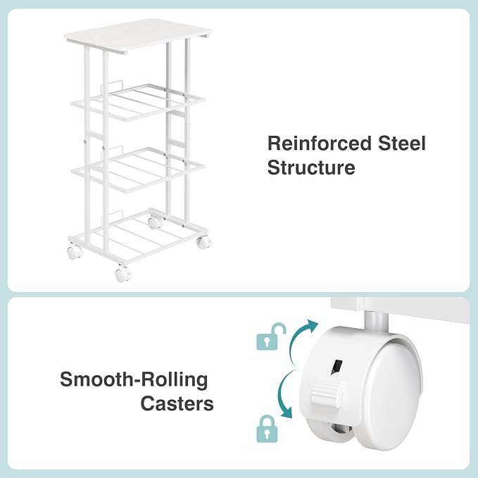 OLIXIS Dresser Storage with 3 Drawers, Fabric Dresser Tower - Image 7