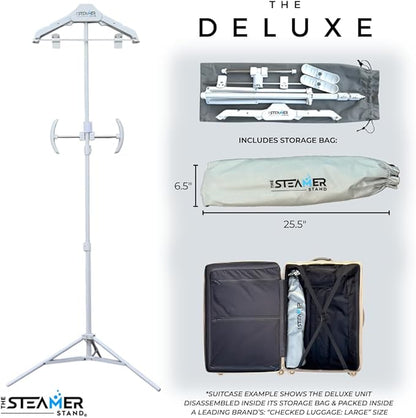 Deluxe | Adjustable Standing Garment Steaming Rack - Image 2