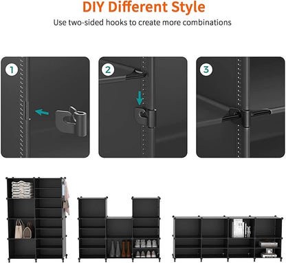 AWTATOS 6 Cube Closet Organizer Storage Shelves - Image 8