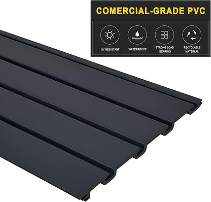 4'H x 4'W PVC Slatwall Panels Garage Wall Storage System - Image 3