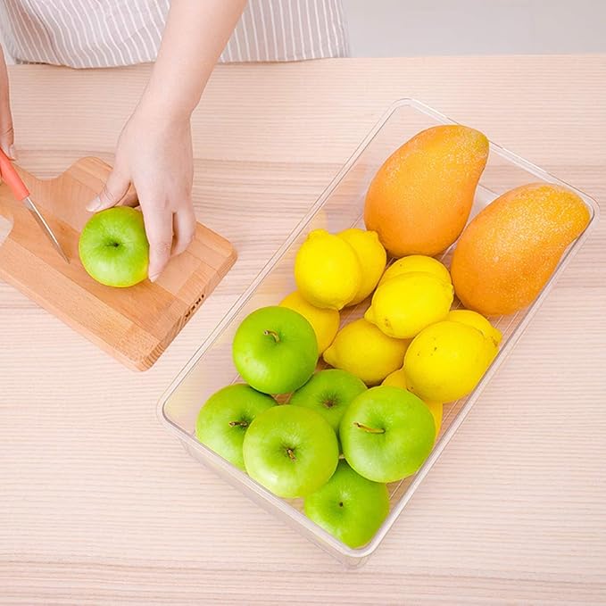 SANNO Vegetable Refrigerator Organizer Food Bins - Image 3