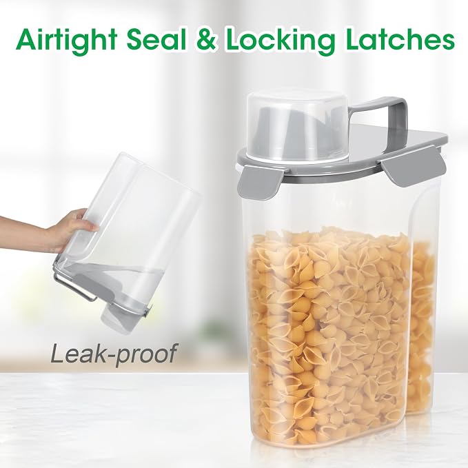 TBMax Rice Container 10 Lbs, Cereal Container Oatmeal Storage, Airtight Food - Image 3