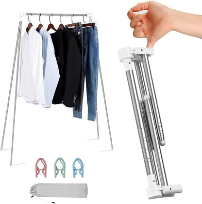 Portable Garment Rack, Folding Clothes Rack, Collapsible Clothing Rack by ANLEBUYUSOfficial