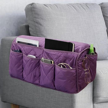 Sofa Armrest Organizer, Couch Remote Control Holder by DECKALY