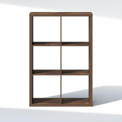 Furinno Cubic Extra Thick 6-Cube Closet Organizers and Storage, Amber Pine | - Image 8