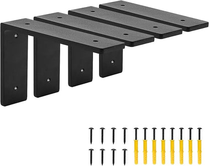 6"x 4"Shelf Brackets, die-cast Formation, Vertical Angle, Premium Alloy Metal - Image 2