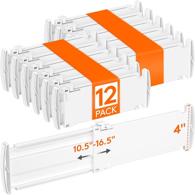 Lifewit 12 Pack Drawer Dividers by Lifewit