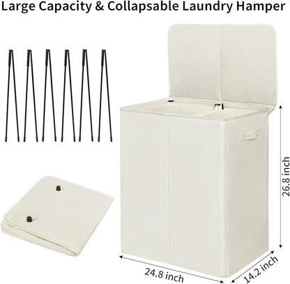 WOWLIVE 154L Double Laundry Hamper - Image 5
