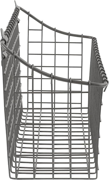 Spectrum Extra Large Wire Wall Mount Storage Basket Industrial Gray, Vintage - Image 3