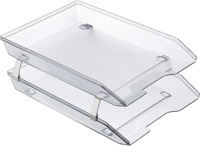 Acrimet Facility 2 Tier Letter Tray, Front Load, Letter Size/A4, Desktop File by Organizingyourlife