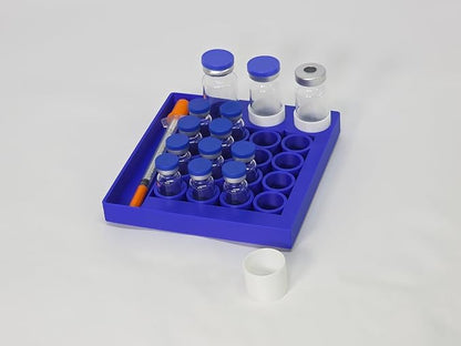 Vial Holder for Refrigerator Use | Home Vial Organizer Tray for Peptide– - Image 6