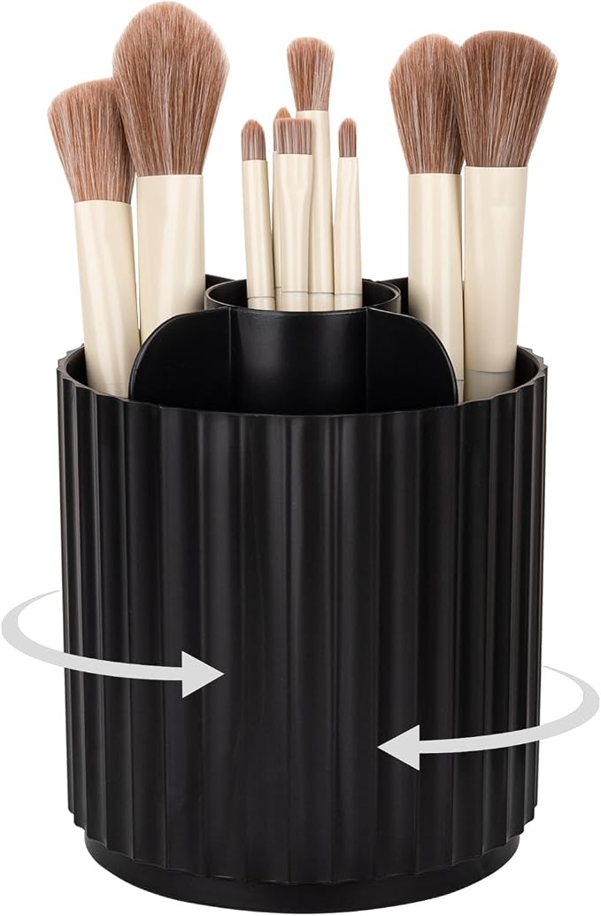Anyoifax Makeup Brush Holder Organizer 360°Rotating Make Up Brushes Container by Anyoifax