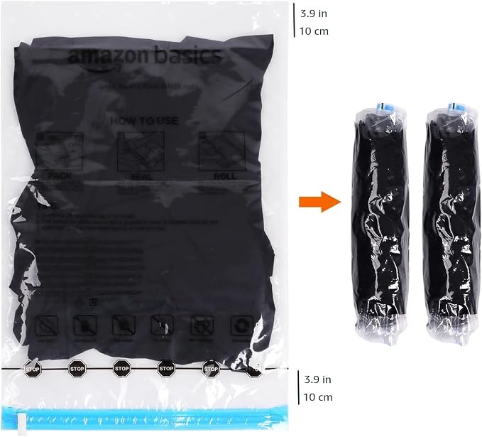 Amazon Basics Roll-Up Travel Compression Storage Bags - Image 3