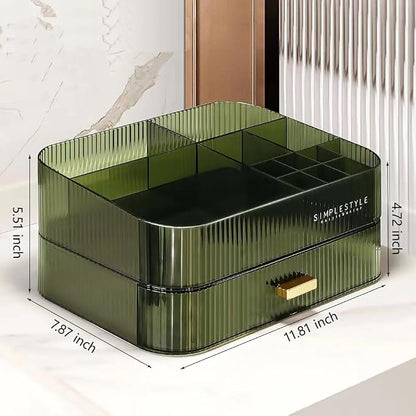 MIUOPUR Makeup Organizer with Stackable Drawers, Bathroom Vanity Organizers and - Image 7