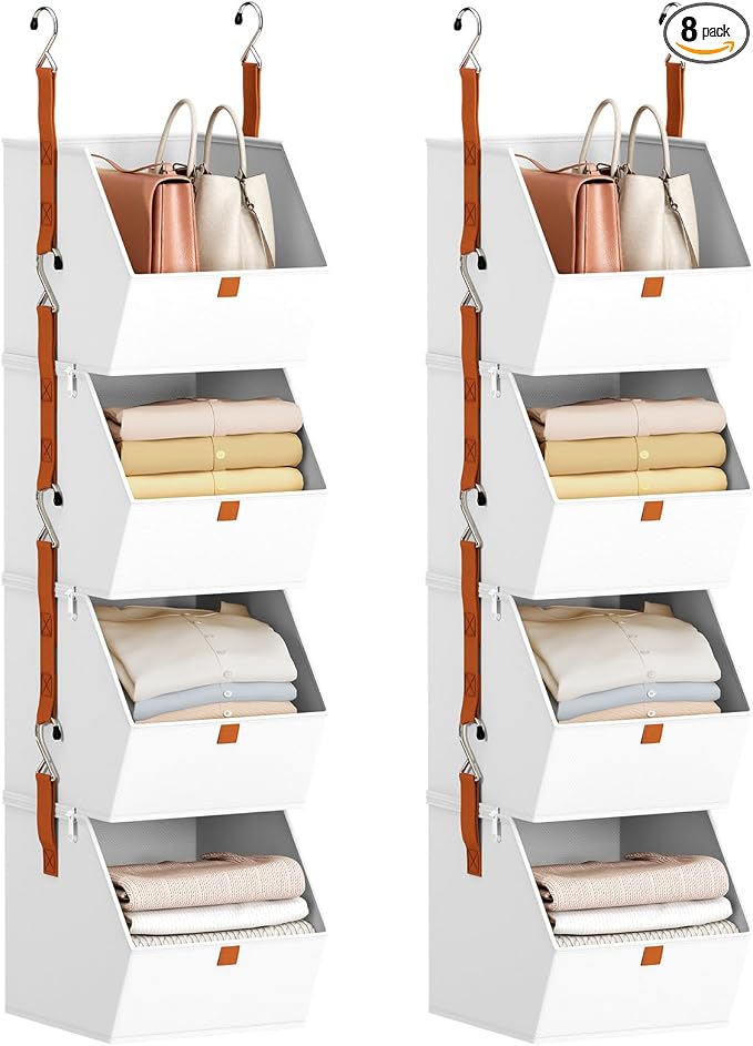 Hanging Closet Organizer 4 Tier by Homsorout