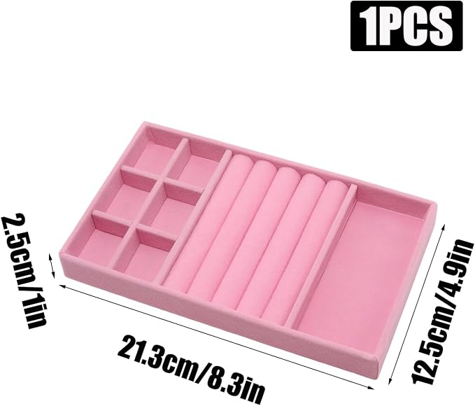 Velvet Jewelry Organizer Tray - Image 2