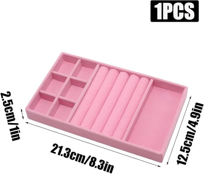 Velvet Jewelry Organizer Tray - Image 2