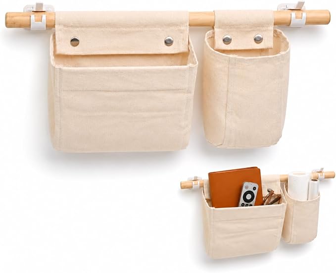No Drill Canvas Wall Organizer by viscrenox