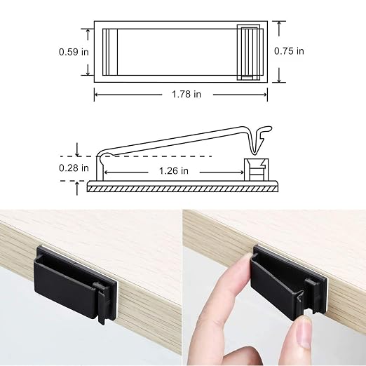 50Pcs Self Adhesive Cable Management Clips, Cable Organizers Wire Clips Cord - Image 2
