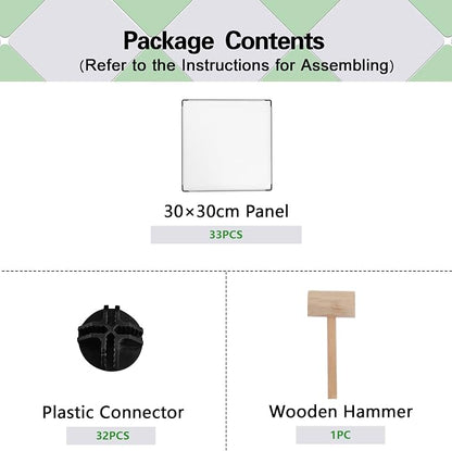 C&AHOME Cube Storage, 9-Cube Plastic Closet Cabinet Organizer, DIY Stackable - Image 9