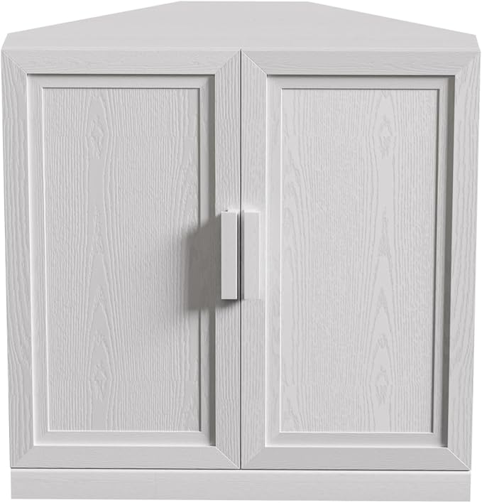 Casaphoria Farmhouse Corner Cabinet, Wooden Corner Storage Cabinet - Image 7