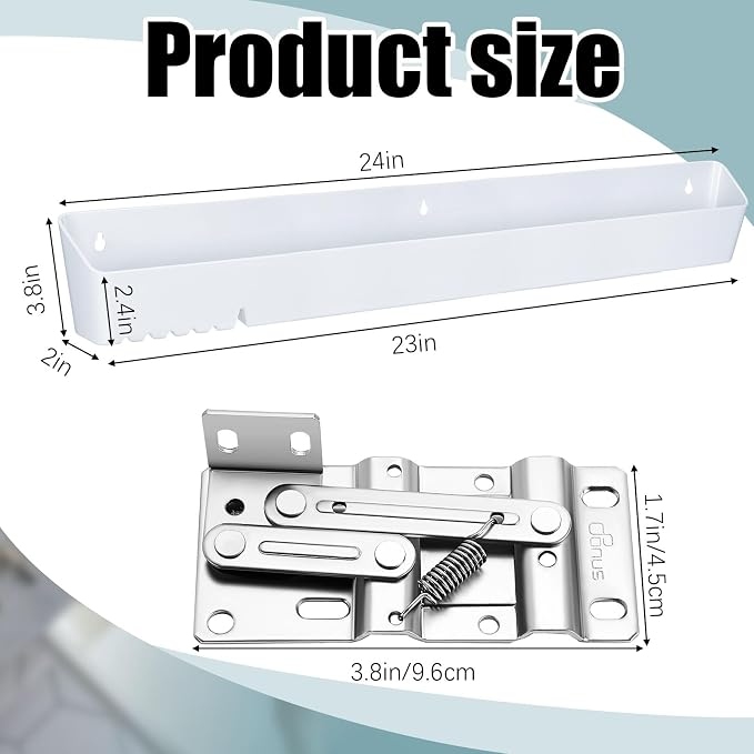 Umigy 2 Pack 24" Tip Out Tray for Sink - Image 2