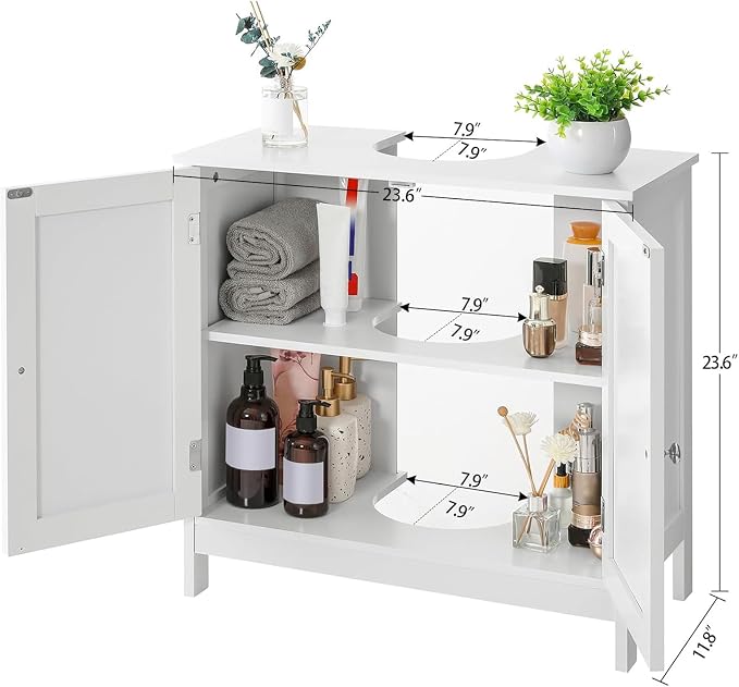 Iwell Pedestal Sink Storage Cabinet - Image 3