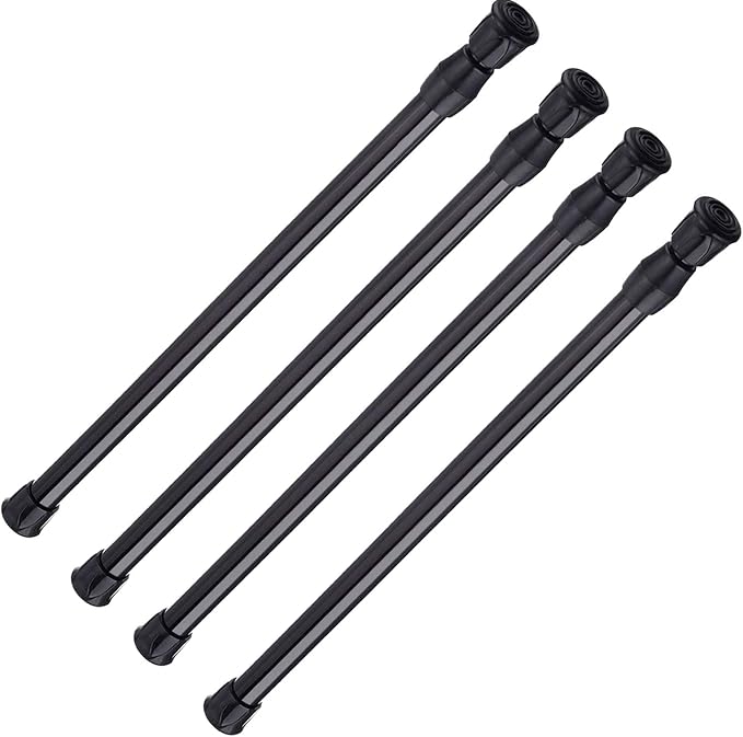 AIZESI Spring Tension Curtain Rods Short Tension Rod - Image 9