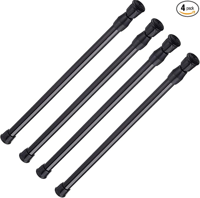 AIZESI Spring Tension Curtain Rods Short Tension Rod by AIZESITENSIONROD
