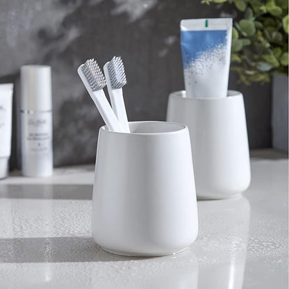 White Toothbrush Holder for Bathroom - Image 5