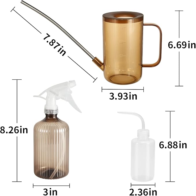 Watering Can Indoor Plants, ONEDONE Watering Can Long Spout Small Watering Can - Image 7