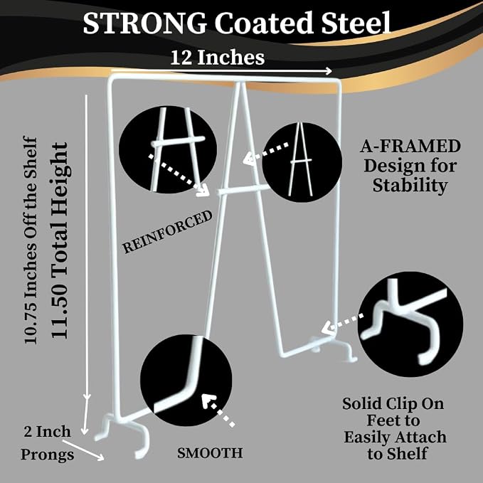 Evelots Wire Shelf Dividers - Image 5