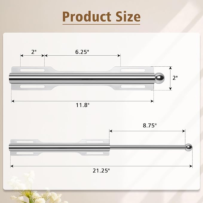 Valet Rod for Closet Pull Out, Standard Retractable closet rod organization rack - Image 2