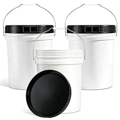 DEMORA 5 Gallon Food Grade Plastic Bucket by DEMORA