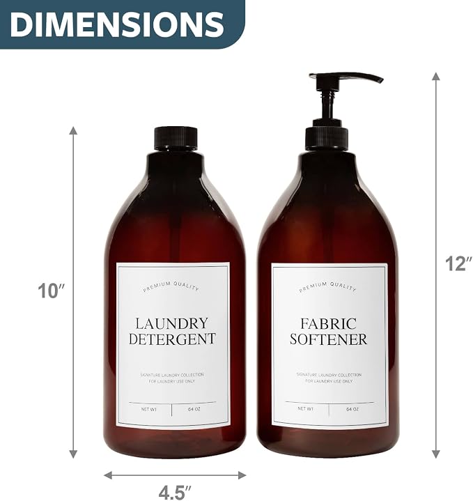 Calindiana Modern Farmhouse Liquid Laundry Detergent and Fabric Softener - Image 3