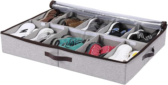 HOONEX Under Bed Shoe Storage Organizer by HOONEX