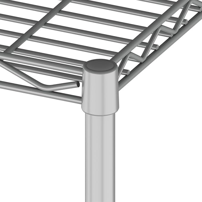 HOMEFORT 5-Tier Wire Shelving 5 Shelves Unit Metal Storage Rack Durable - Image 6