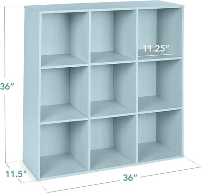 Best Choice Products Kids Bookcase 9-Cube Storage Organizer, 11in Shelf Opening - Image 2