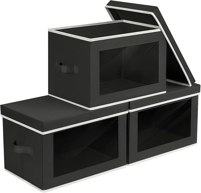 Homsorout Storage Boxes with Lids by Homsorout